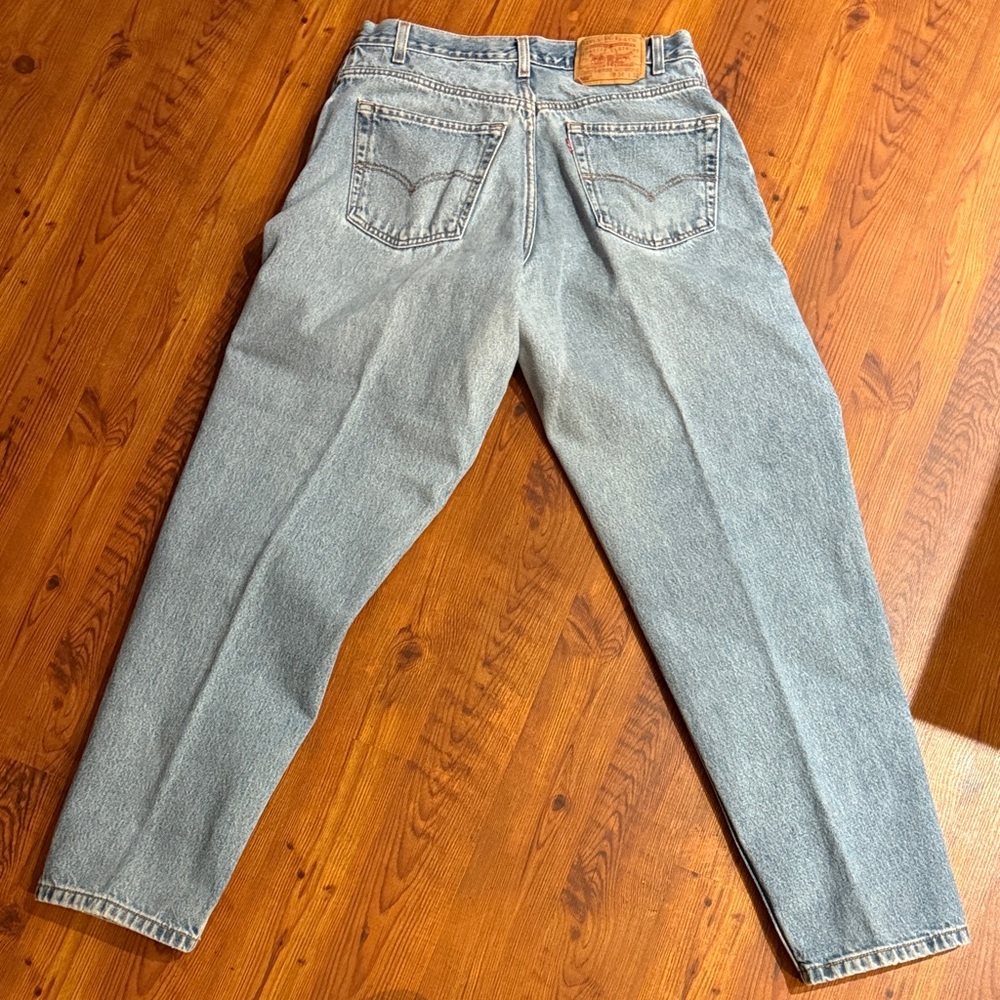 Levi's 560 Light Blue Straight Men's Jeans - Picture 4 of 4
